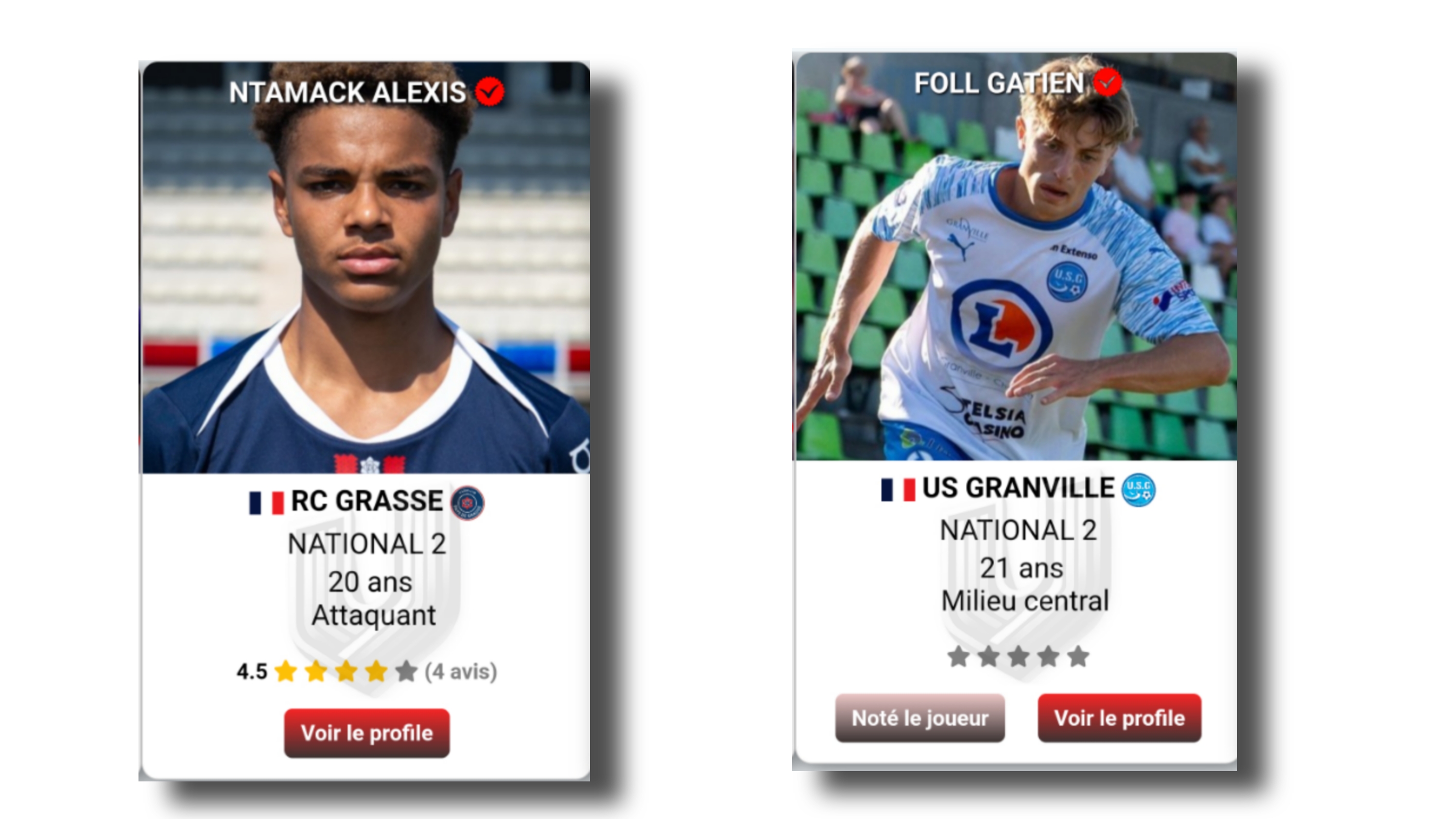 u21 carte